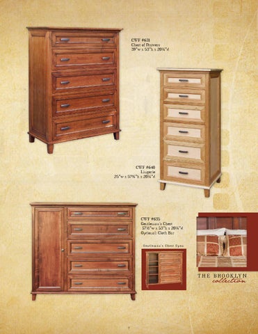 2014 Criswell 目录 / 卧室 家具 / E & G Amish Furniture 第 17 页