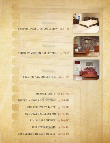 2014 Criswell 目录 / 卧室 家具 / E & G Amish Furniture 第 4 页