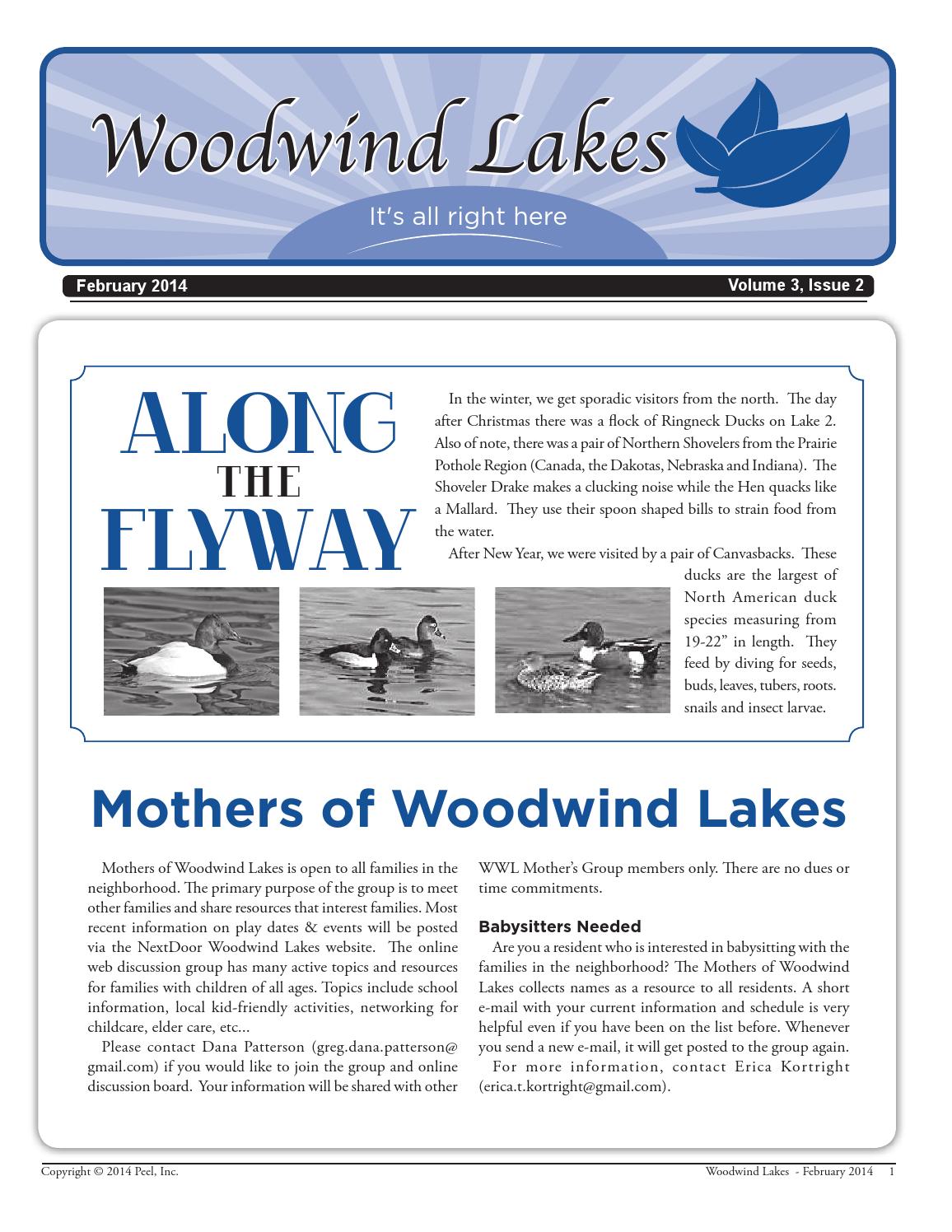 Woodwind Lakes February 2014 by Peel, Inc. Issuu