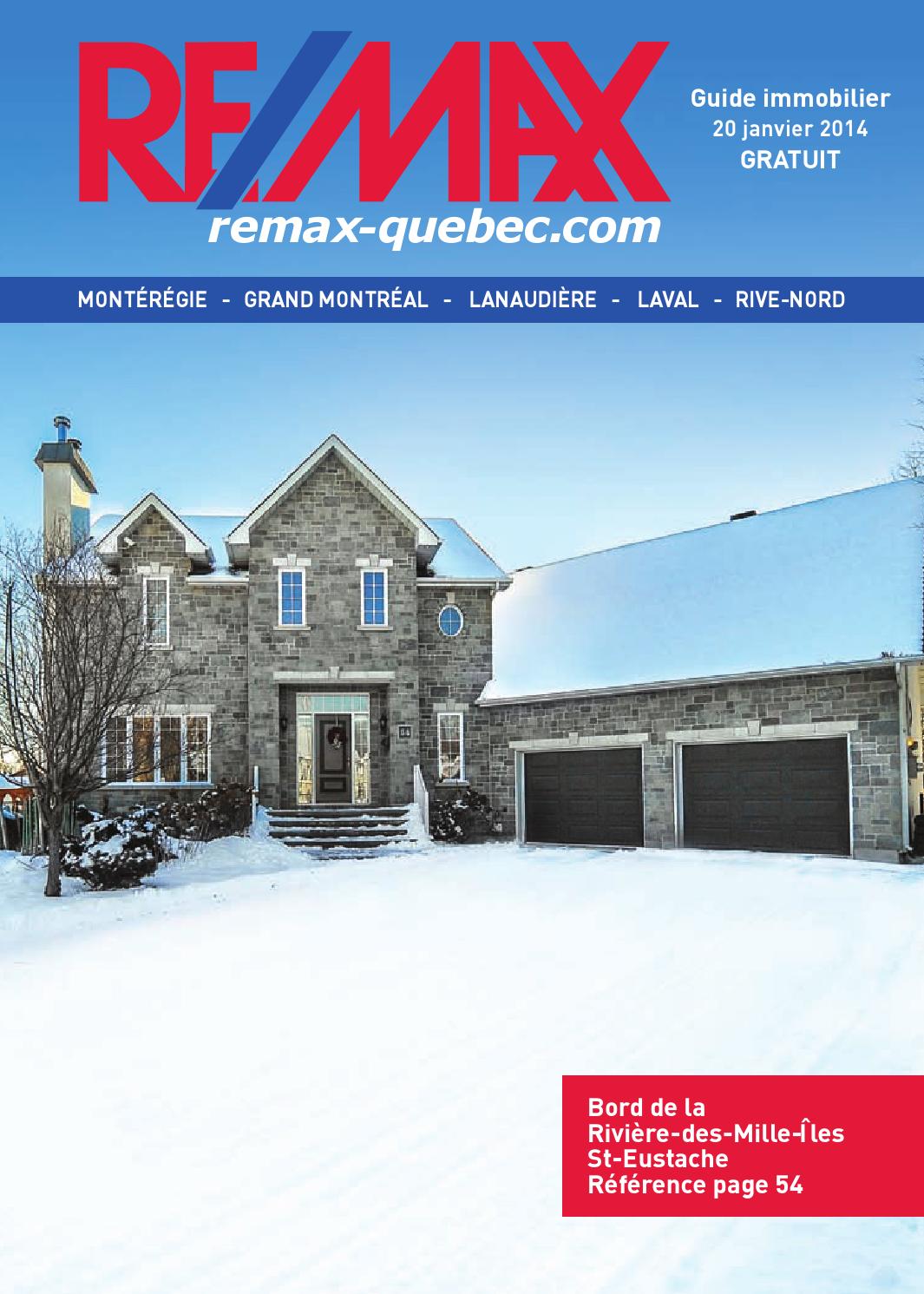 QUEBEC Remax Montreal 20 Jan., 2014 by NextHome Issuu