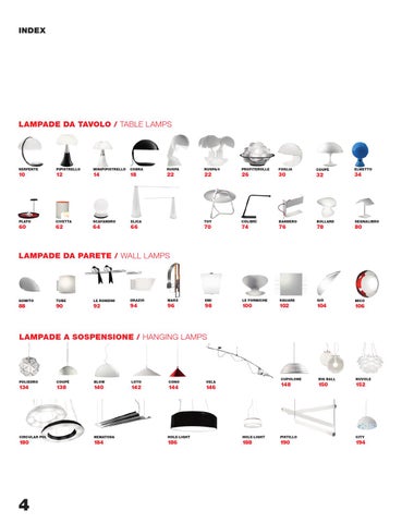 martinelli luce spa 灯饰目录 · Catalogo lampade 2014 martinelliluce 第 6 页
