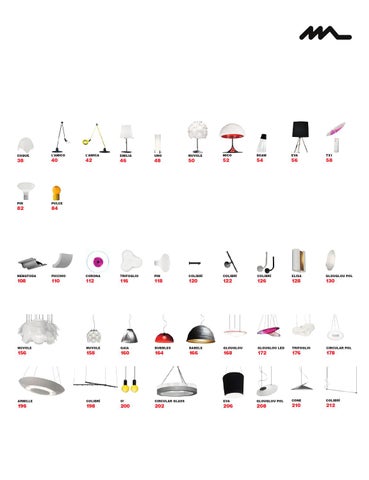 martinelli luce spa 灯饰目录 · Catalogo lampade 2014 martinelliluce 第 7 页