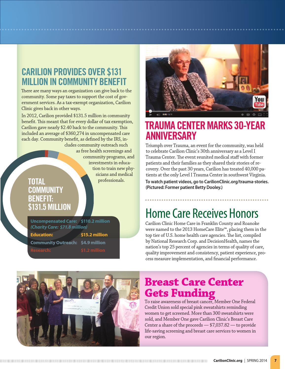 Carilion Clinic Living Spring 2014 by Carilion Clinic Issuu