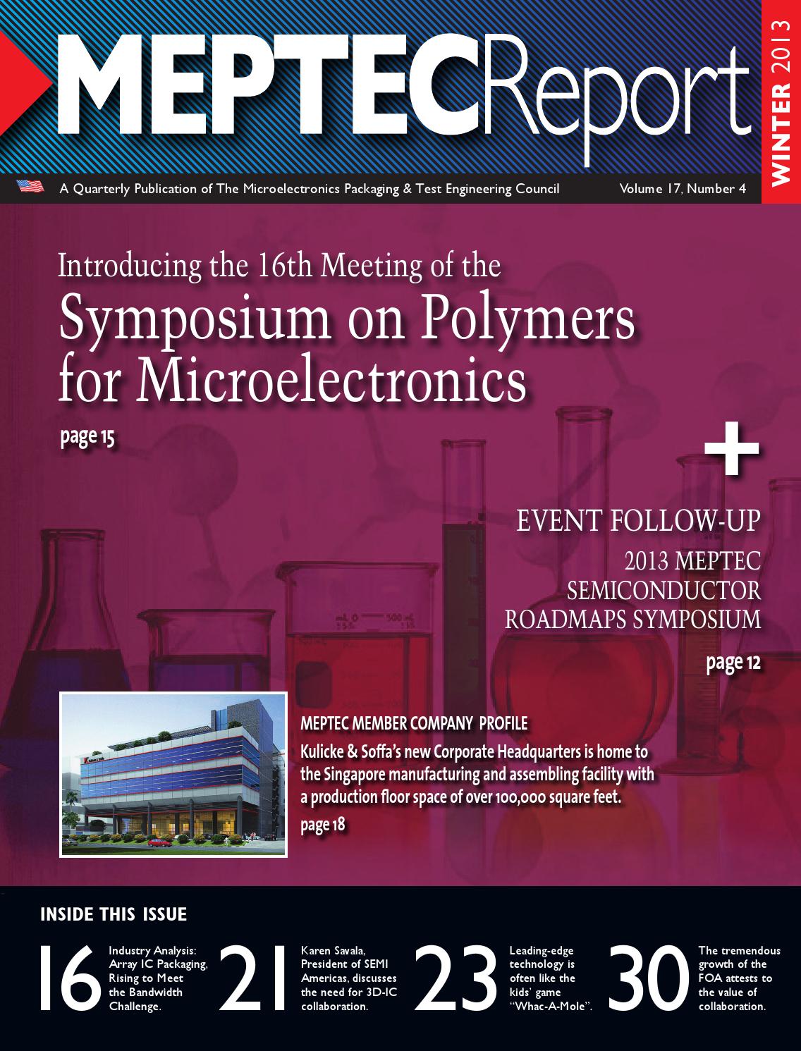 MEPTEC Report Winter 2013 by MEPCOM LLC/MEPTEC - Issuu
