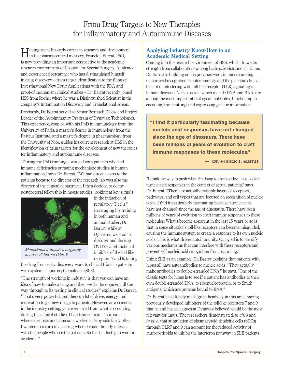 HSS Rheumatology Annual Report 2013 by Hospital for Special Surgery - Issuu