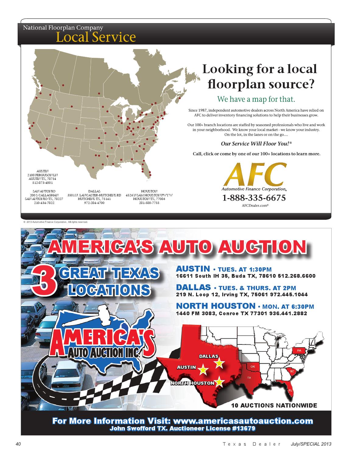 Texas Dealer, July 2013 by Texas Independent Auto Dealers Association