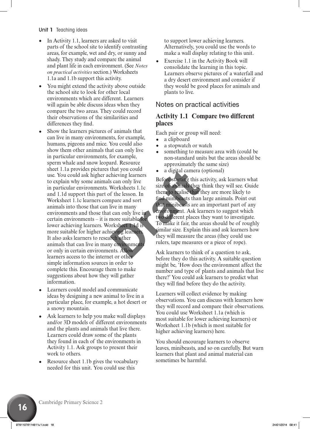 Cambridge Primary Science Teacher's Resource Book 2 with CD-ROM by ...