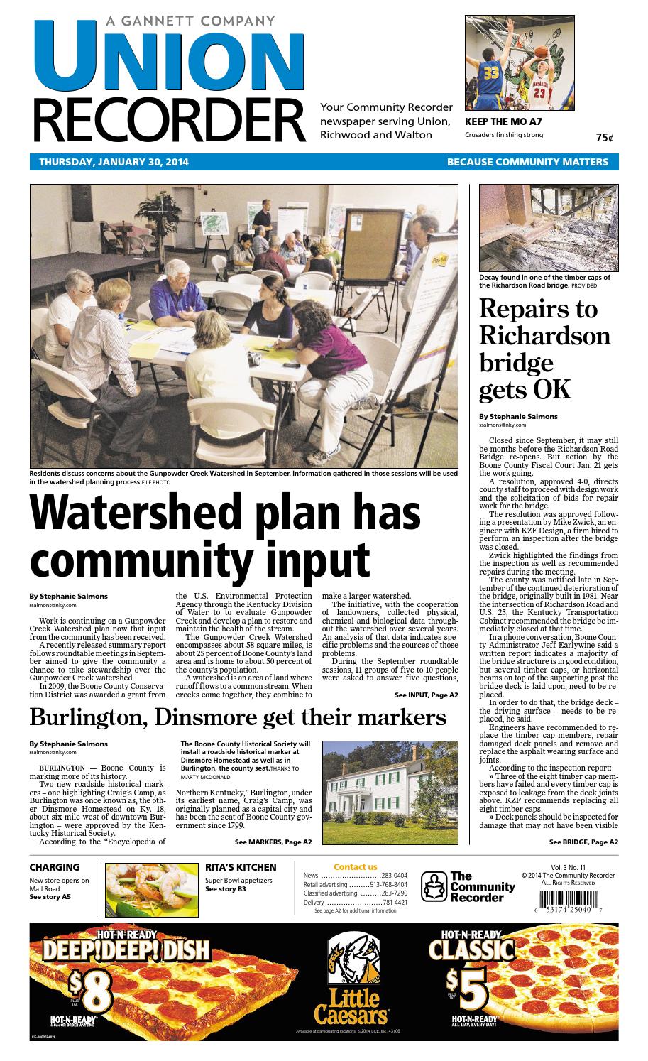 Union recorder 013014 by Enquirer Media Issuu