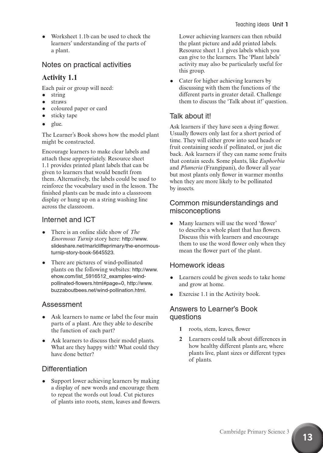 Cambridge Primary Science Teacher's Resource Book 3 with CD-ROM by ...