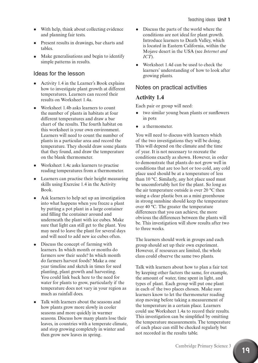 Cambridge Primary Science Teacher's Resource Book 3 with CD-ROM by ...