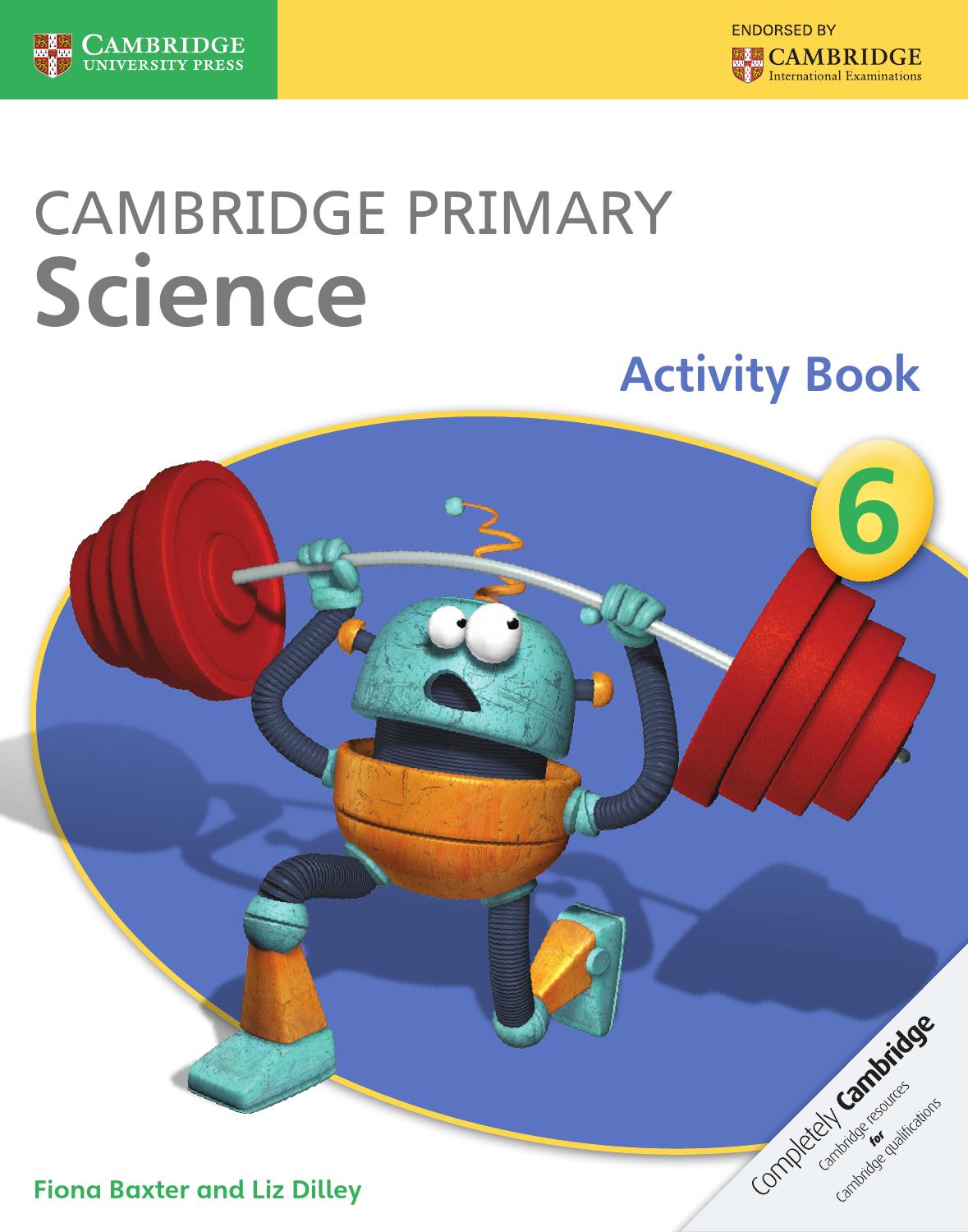 cambridge primary science activity book 6 by cambridge university press