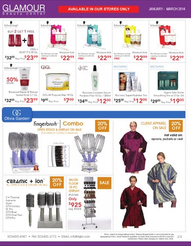 JAN - MAR Glamour Beauty Center Product 家具目录 第 23 页