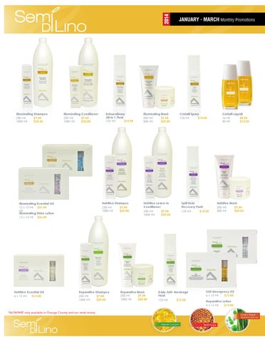 JAN - MAR Glamour Beauty Center Product 家具目录 第 4 页