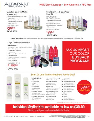 JAN - MAR Glamour Beauty Center Product 家具目录 第 5 页