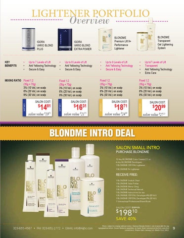 JAN - MAR Glamour Beauty Center Product 家具目录 第 9 页