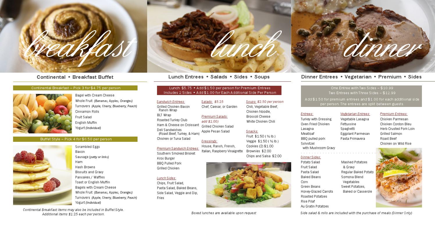 Breakfast Buffet Items Menu - Latest Buffet Ideas