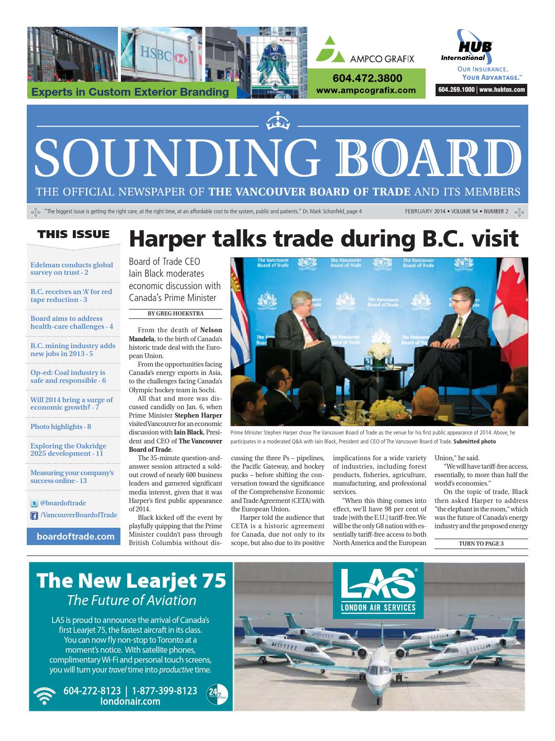 Sounding Board February 2014 by Business in Vancouver Media Group Issuu