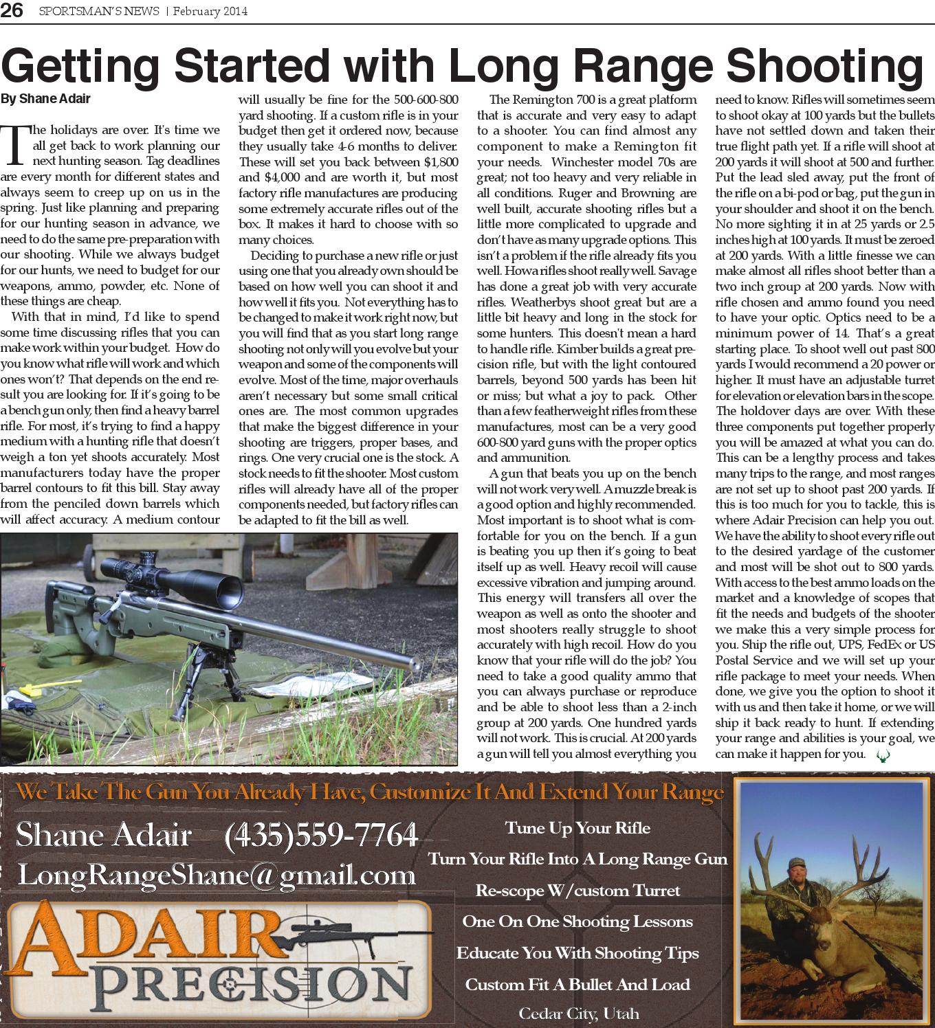 Sportsman's News Magazine February 2014 by Sportsman's News Issuu