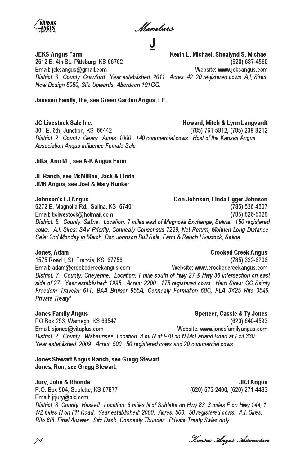 prezzo basso up-to-date styling trova il prezzo più basso Kansas Angus Association - 2014 Membership Directory by ... prezzo basso up-to-date styling trova il prezzo più basso Kansas Angus Association - 2014 Membership Directory by ...
