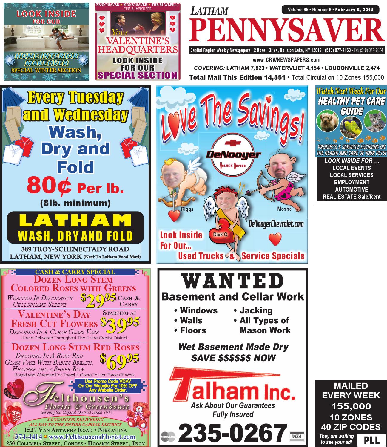 Latham Pennysaver 020614 by Capital Region Weekly Newspapers Issuu