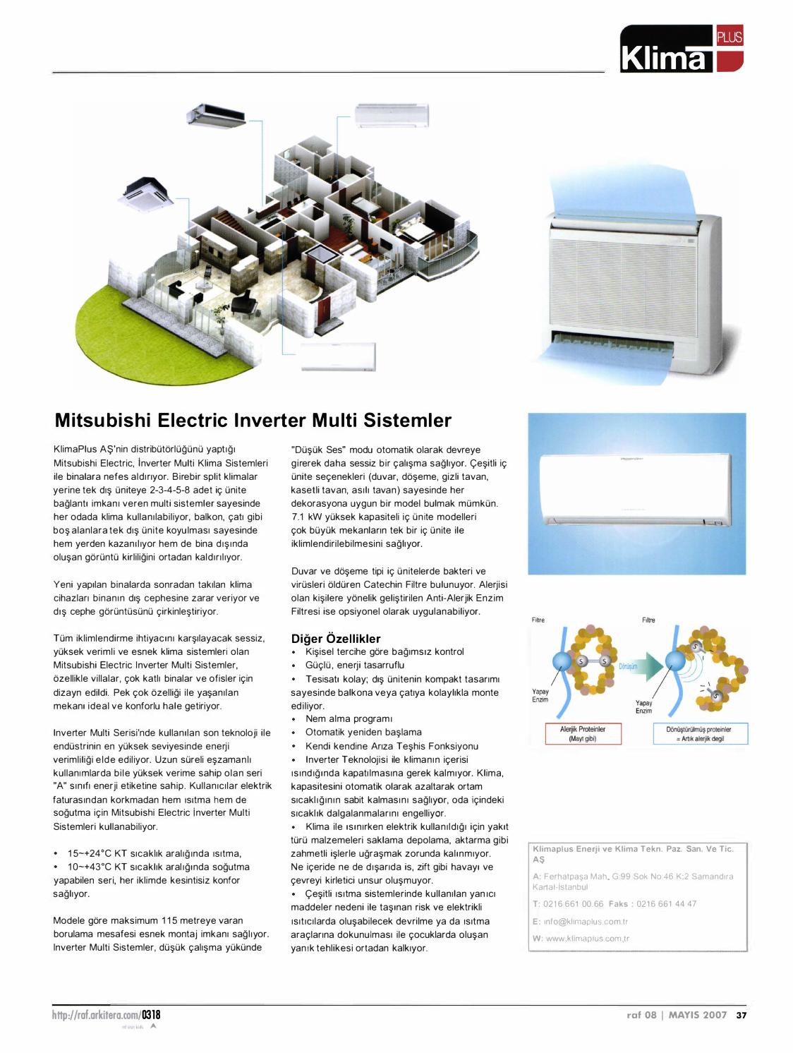 Bosch Multi Split Inverter Klima 18 000 Btu 1 Dis 2 Ic Unite 9 18 Ic 18 Dis Kombinasyonlu Trendyol