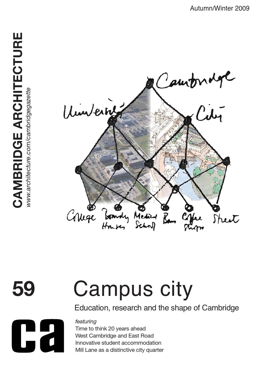 Cambridge Architecture Gazette CA59 by Cambridge Association of