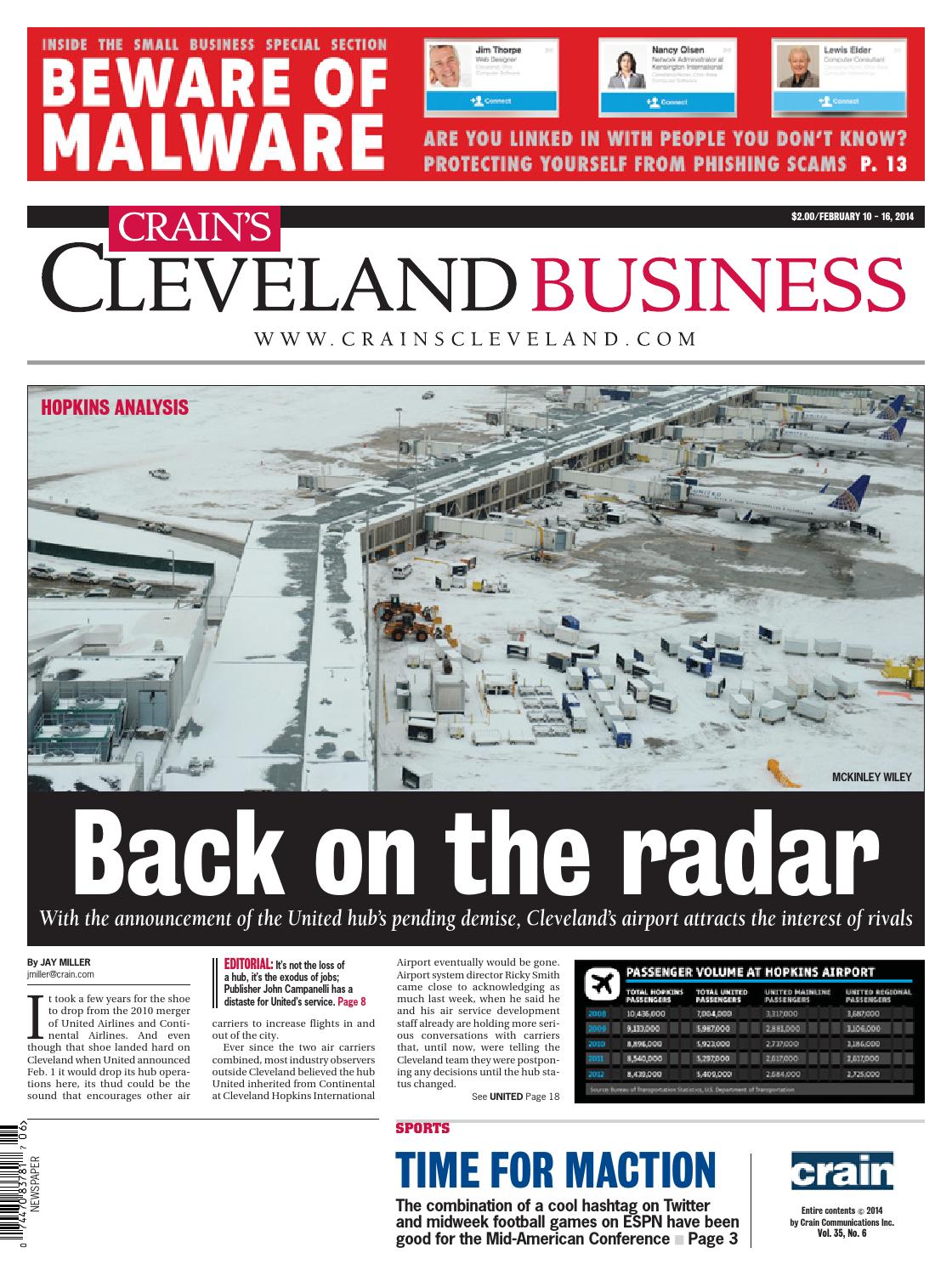 Crain's Cleveland Business by Crain's Cleveland Business - Issuu