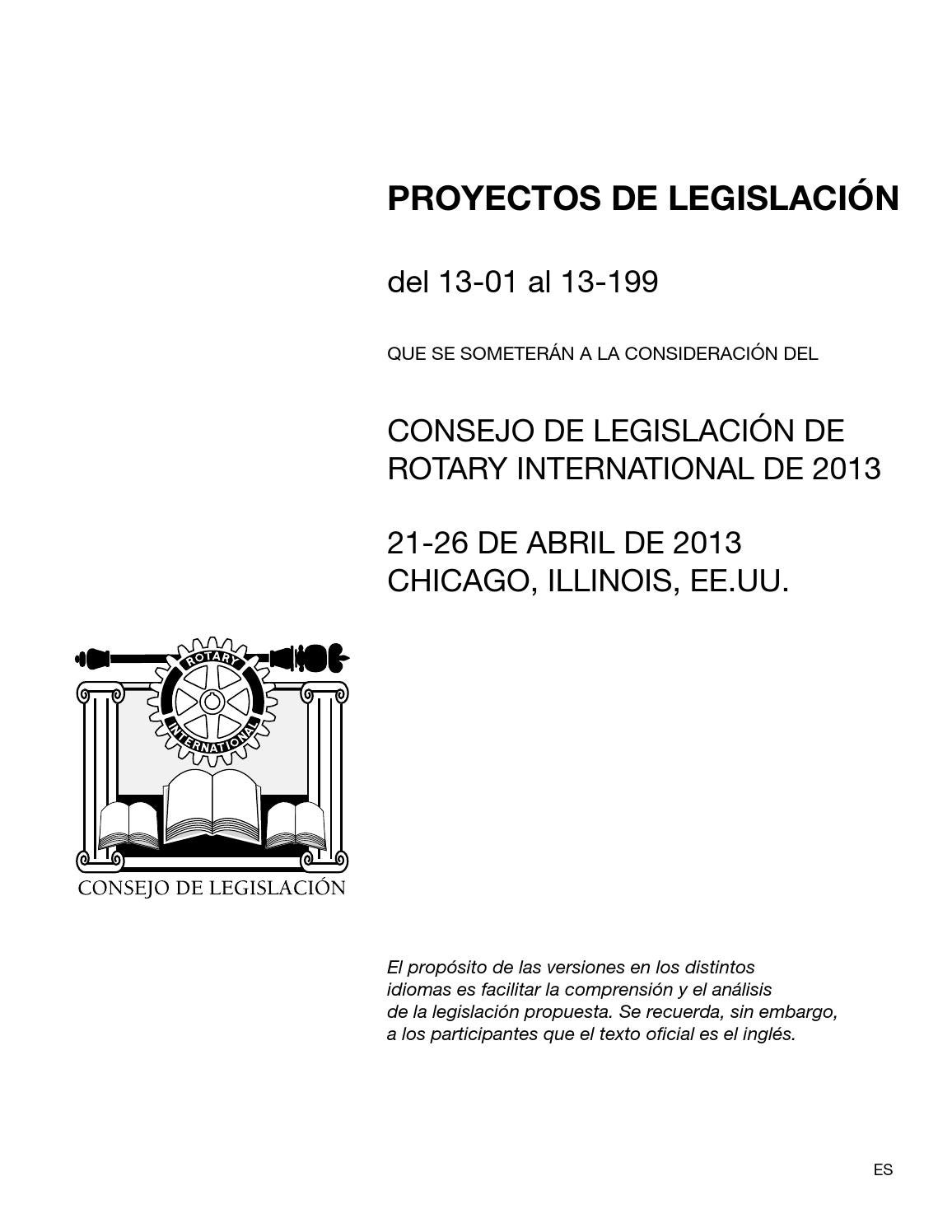 Consejo de Legislación de Rotary International de 2013 by Rotary 4320