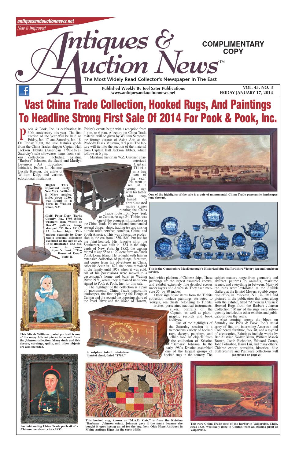Antiques & Auction News 011714 by Antiques & Auction News Issuu