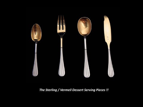 Stunning Christofle (Cardeilhac) 294 pc. Antique Sterling Silver Flatware Set !! 第 12 页