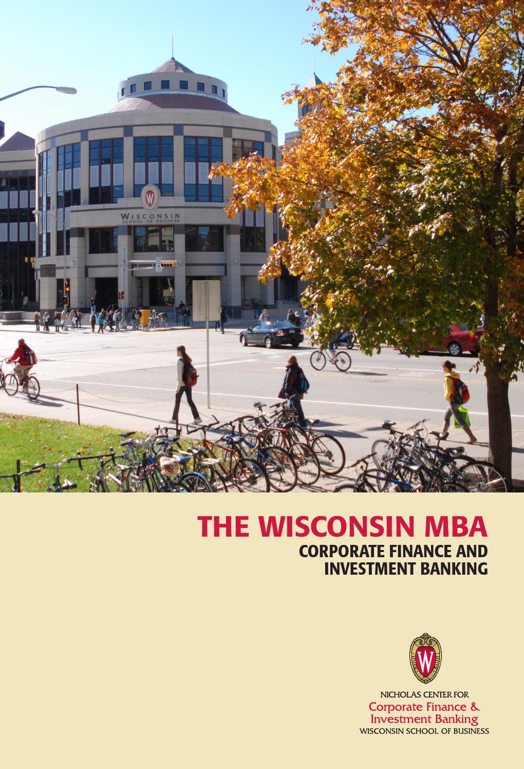 The Wisconsin MBA Corporate Finance and Investment Banking by