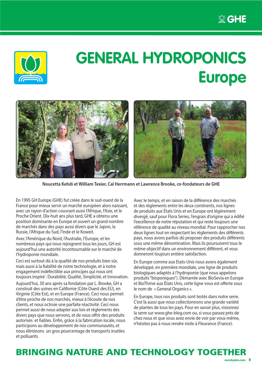 Catalogue GENERAL HYDROPONICS EUROPE by Terra Aquatica Issuu
