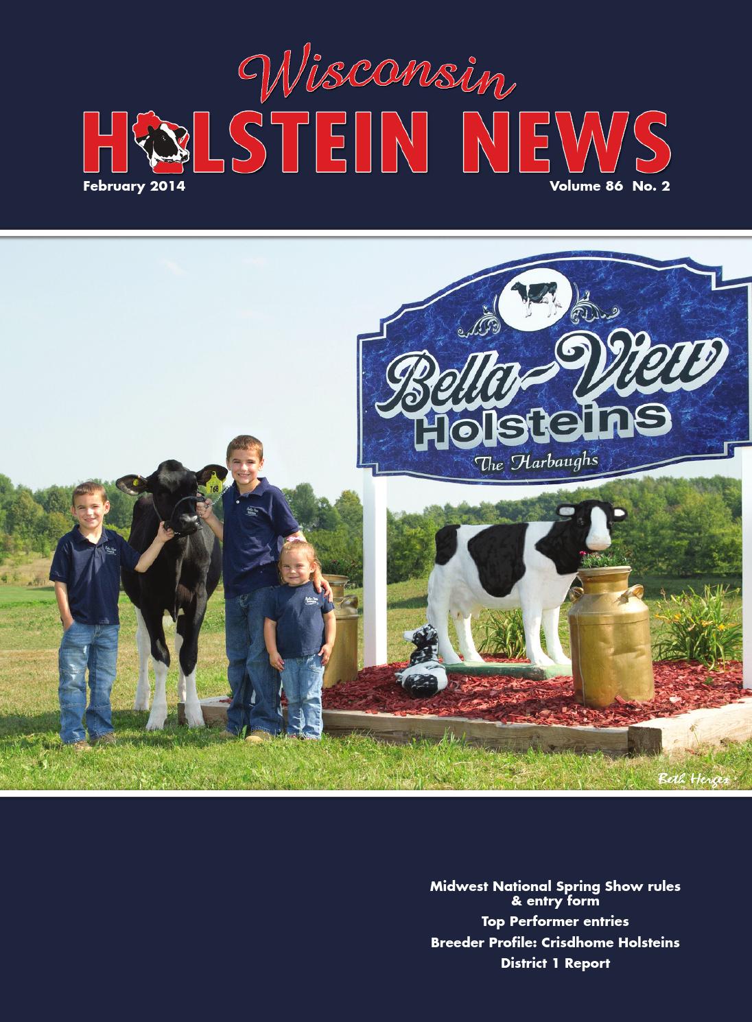 February 2014 Wisconsin Holstein News by Wisconsin Holstein News Issuu