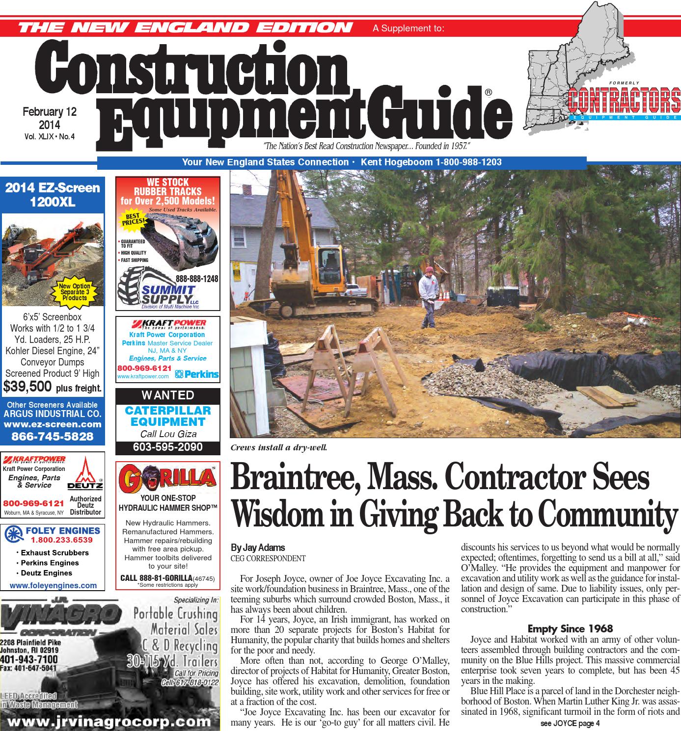 New England 04 2014 by Construction Equipment Guide Issuu