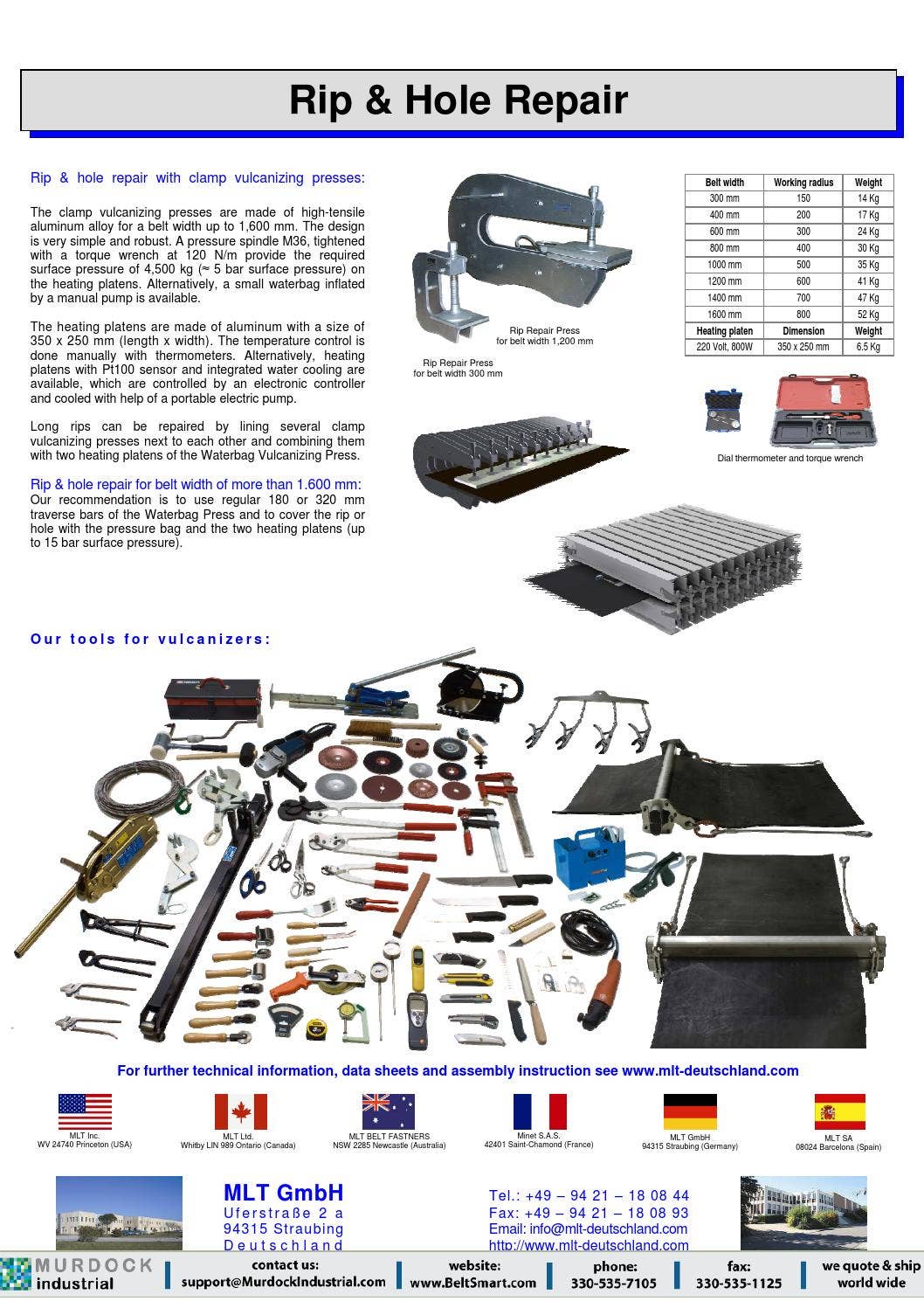 Conveyor Belt Lace and Super Screw Full PDF catalog catalogue by