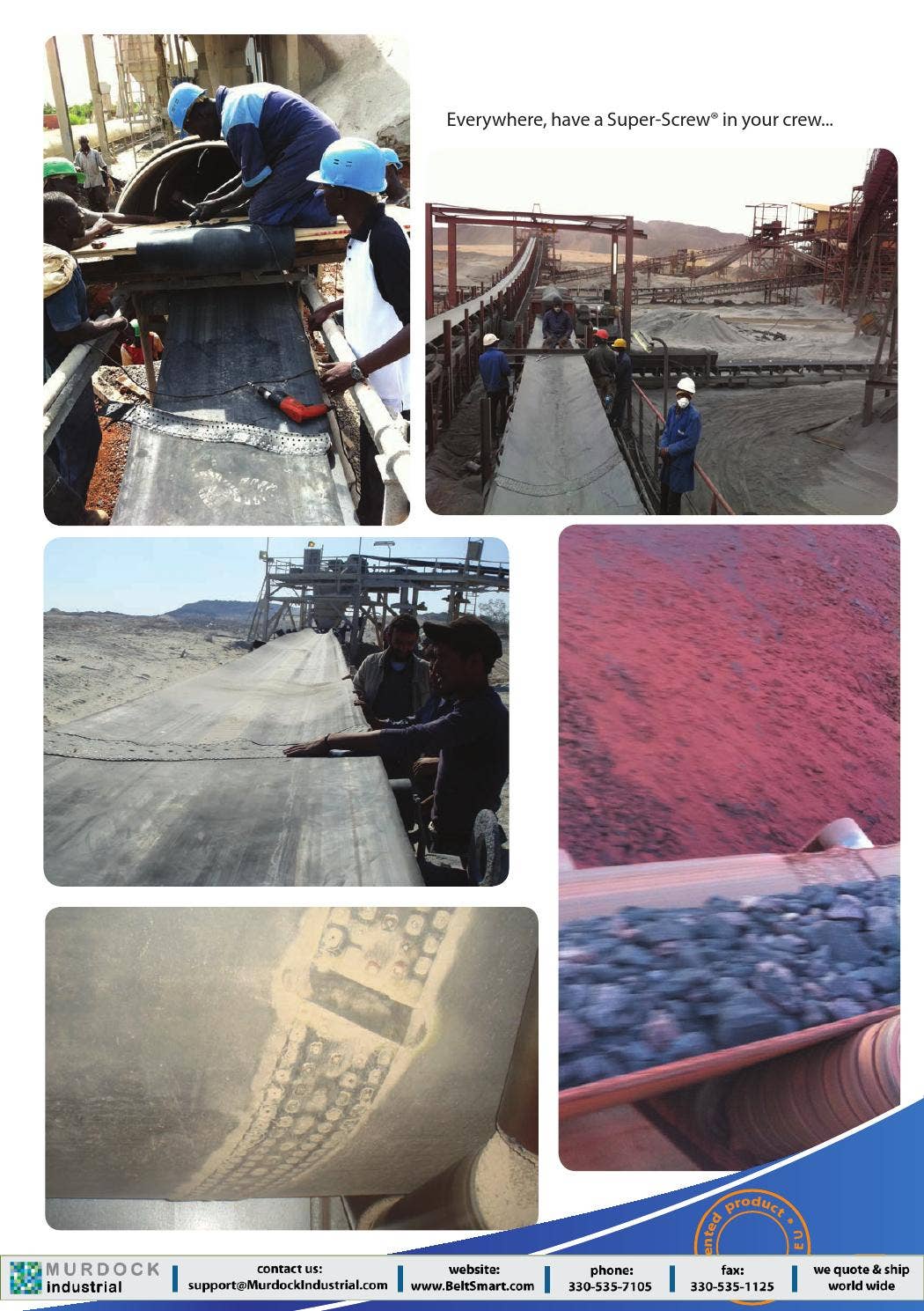 Conveyor Belt Lace and Super Screw Full PDF catalog catalogue by
