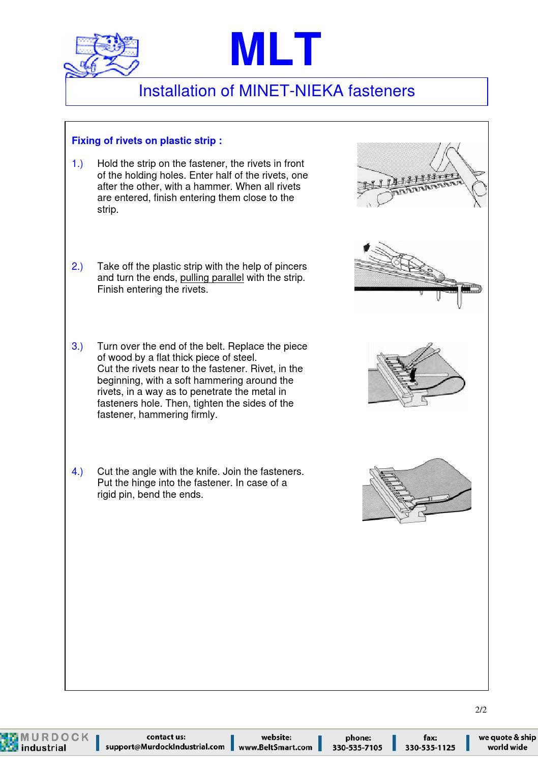 Conveyor Belt Lace and Super Screw Full PDF catalog catalogue by