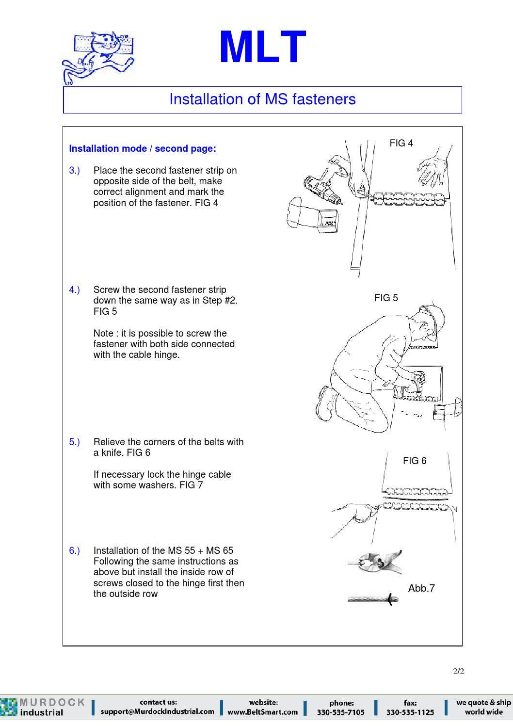 Conveyor Belt Lace and Super Screw Full PDF catalog catalogue by