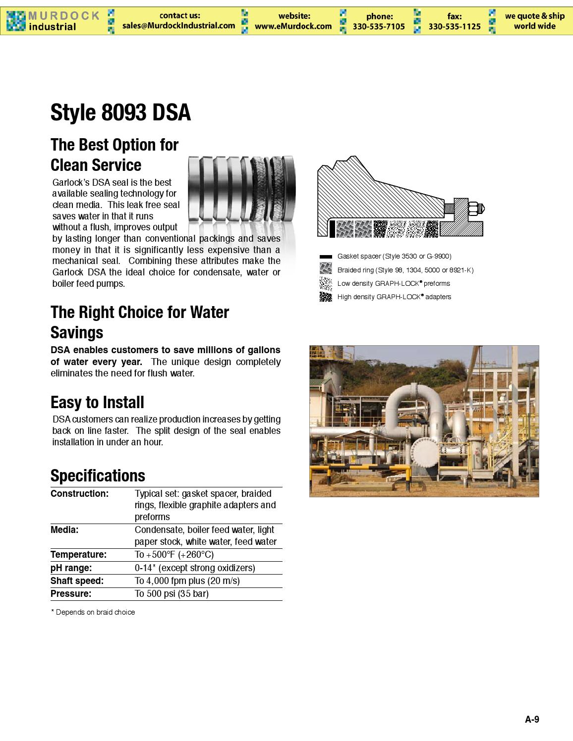 Garlock Compression Packing Catalog PDF by Murdock Industrial Issuu