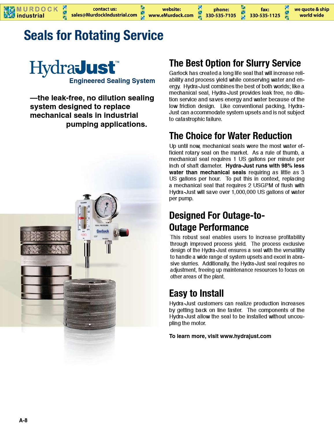 Garlock Compression Packing Catalog PDF by Murdock Industrial Issuu