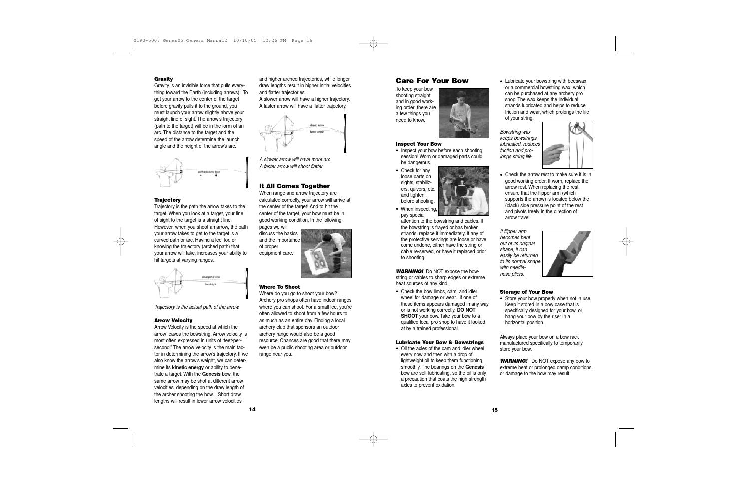 Genesis Bow Owners Manual by Mathews Inc Issuu