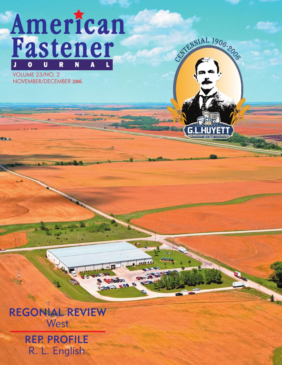 Huyett, American Fastener Journal Reprint 2006 by Huyett Issuu