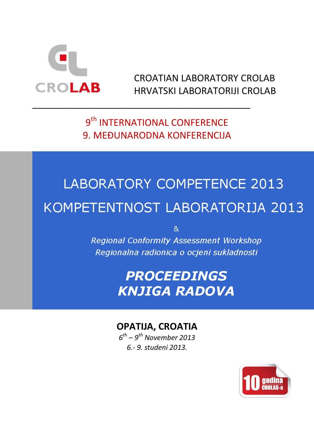 Interlaboratory comparison in the range from 0 to 0,1 mpa for croatian ...