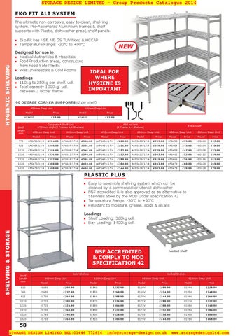 Storage Design Limited 家具目录 · 02 层架 × storage 第 10 页