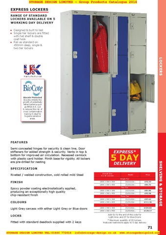 Storage Design Limited 家具目录 · 02 层架 × storage 第 23 页