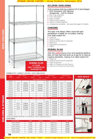 Storage Design Limited 家具目录 · 02 层架 × storage 第 8 页