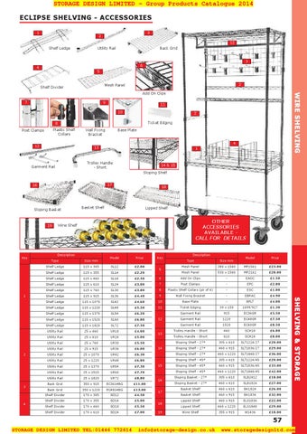 Storage Design Limited 家具目录 · 02 层架 × storage 第 9 页