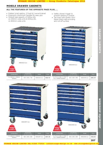 Storage Design Limited 家具目录 · 04 workshop equipment 第 23 页