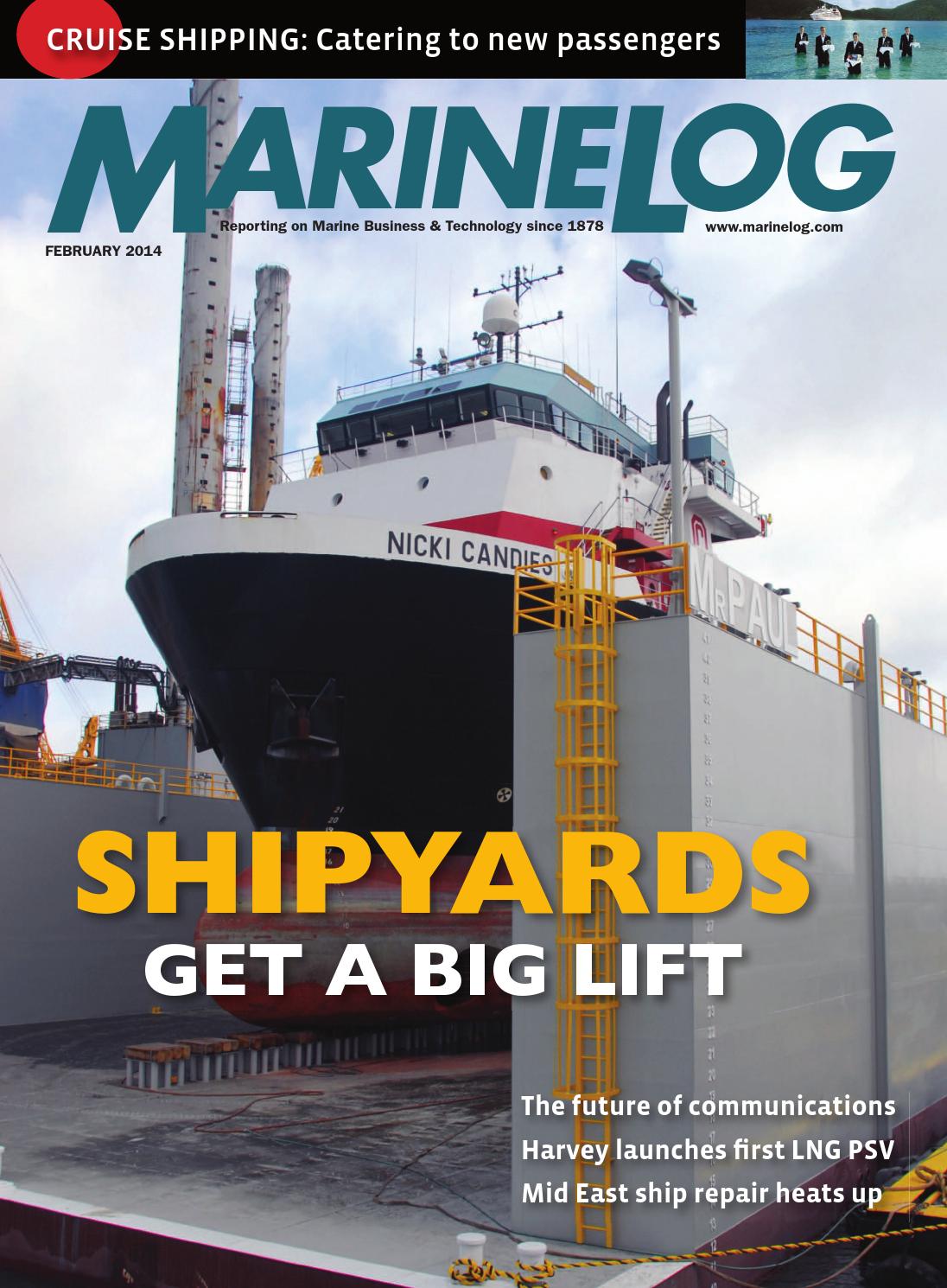 February 2014 Marine Log Magazine by Marine Log Issuu