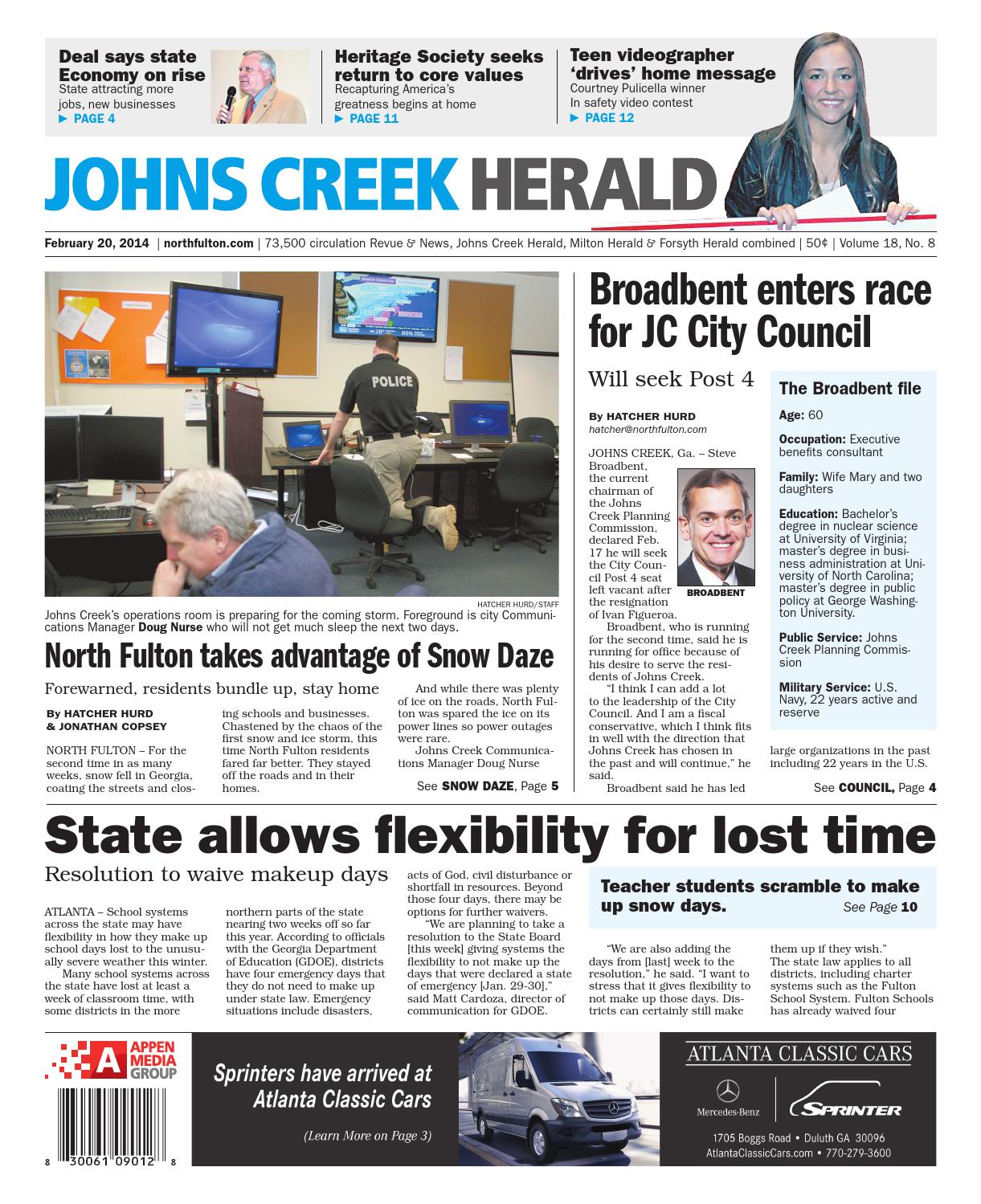 Johns Creek Herald, February 20, 2014 by Appen Media Group Issuu